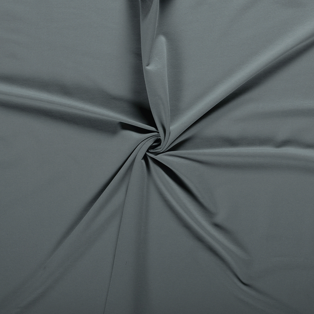 French Terry Stahlblau