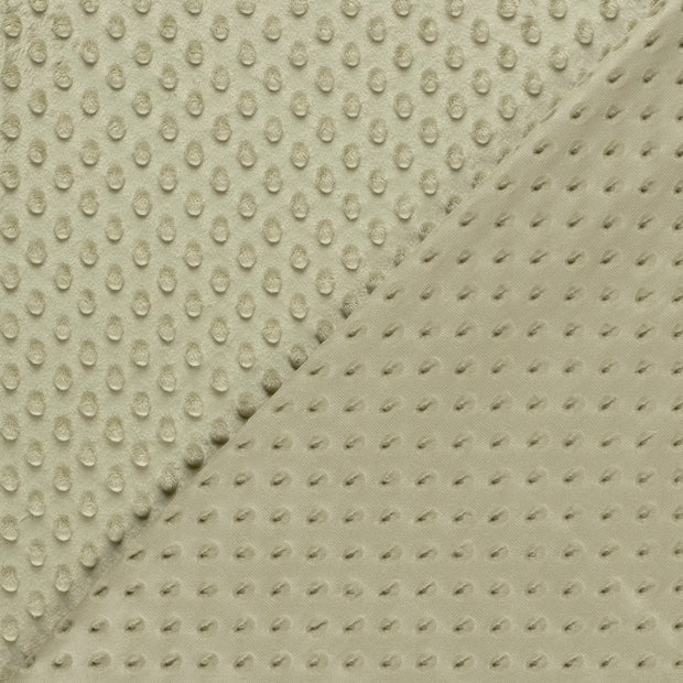 Minky-Stoff, olivgrün