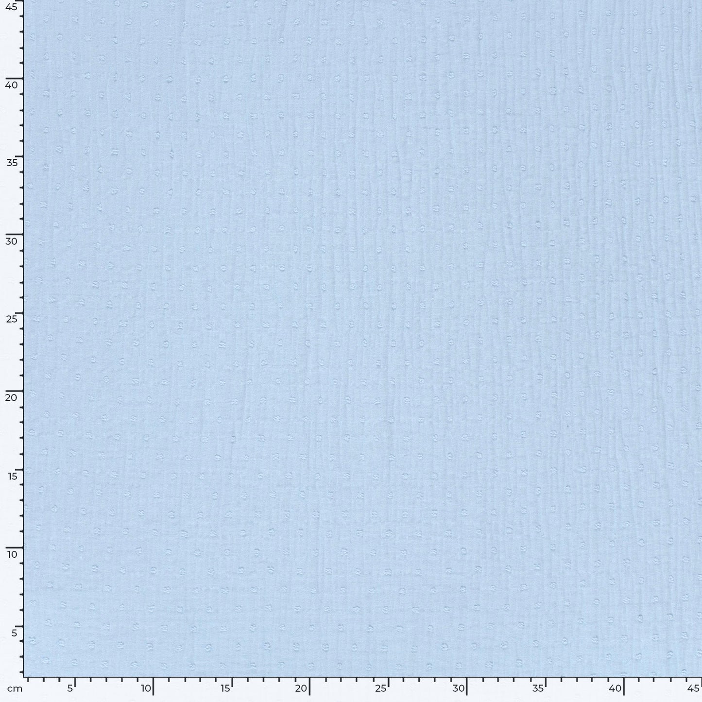 Double Gauze Dobby Dots Light Blue