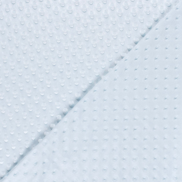 Babyblauer Minky-Stoff