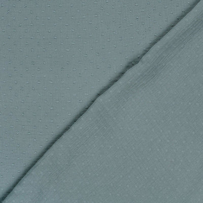 Doppelgaze Dobby Dots Indigo