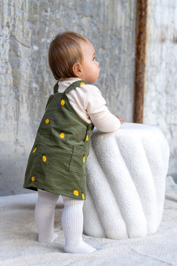 Babycord 21w Früchte Khakigrün