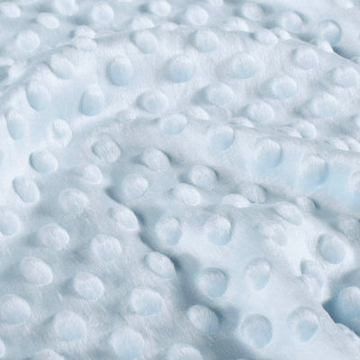 Babyblauer Minky-Stoff