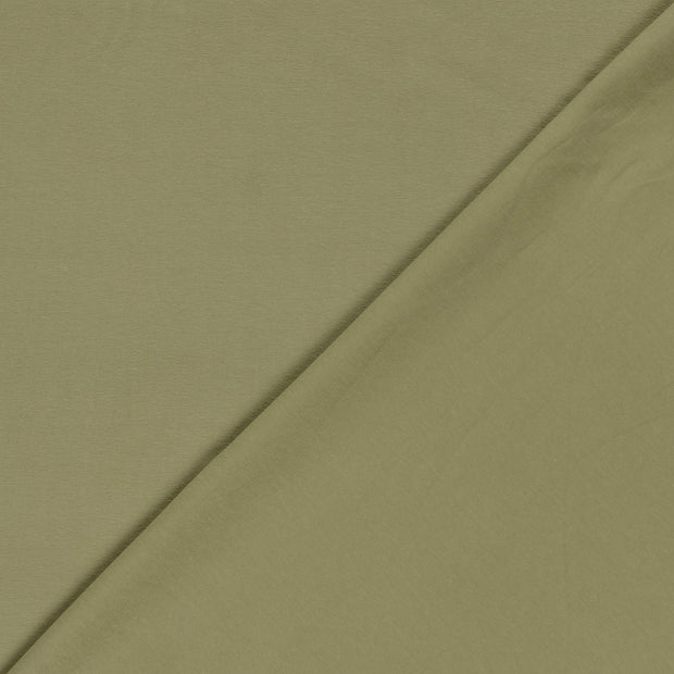 Baumwolljersey, olivgrün
