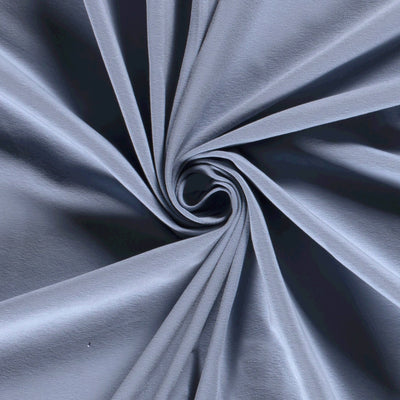 Baumwolljersey, Butterblau