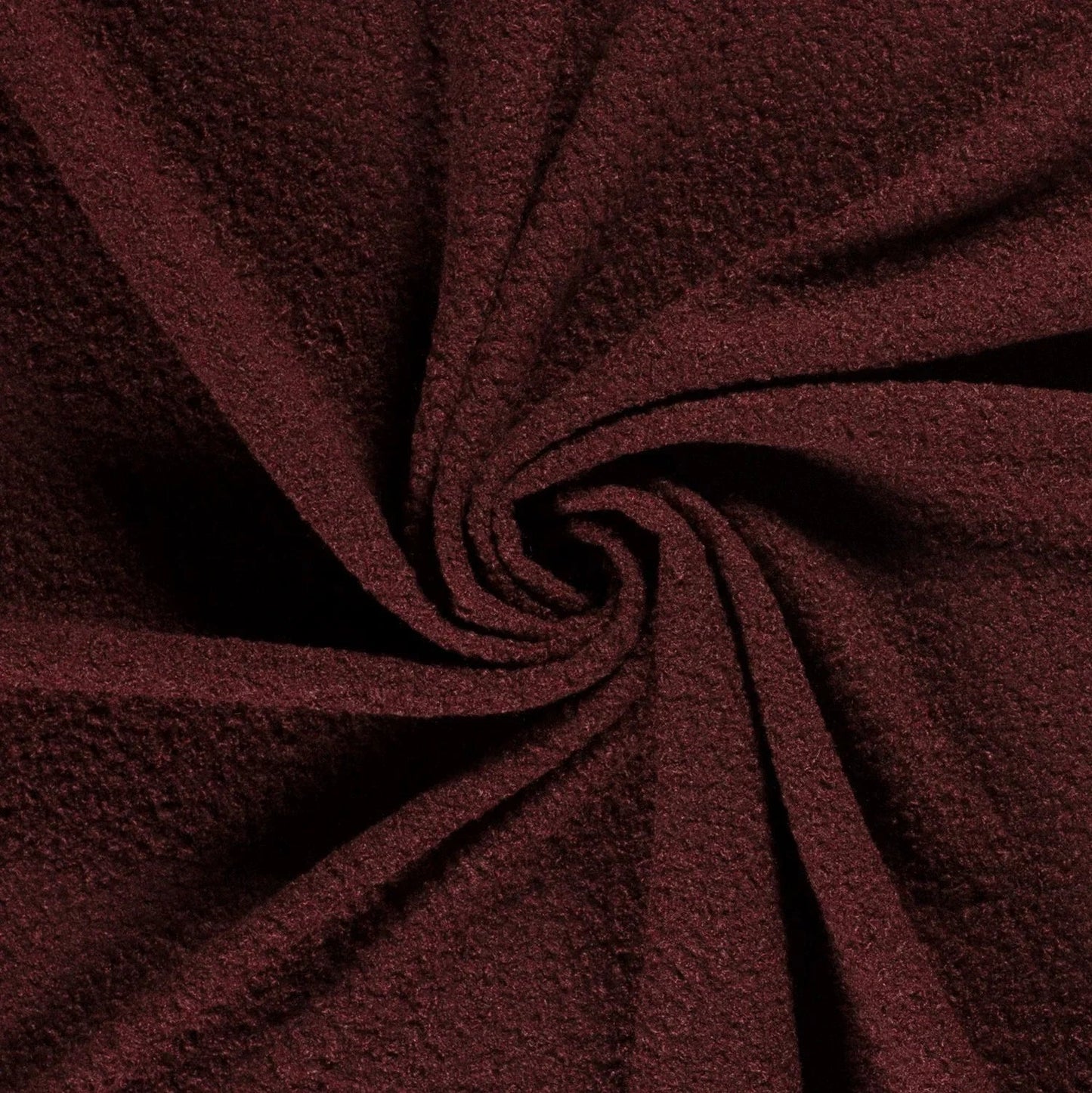 Boucle Wine Red