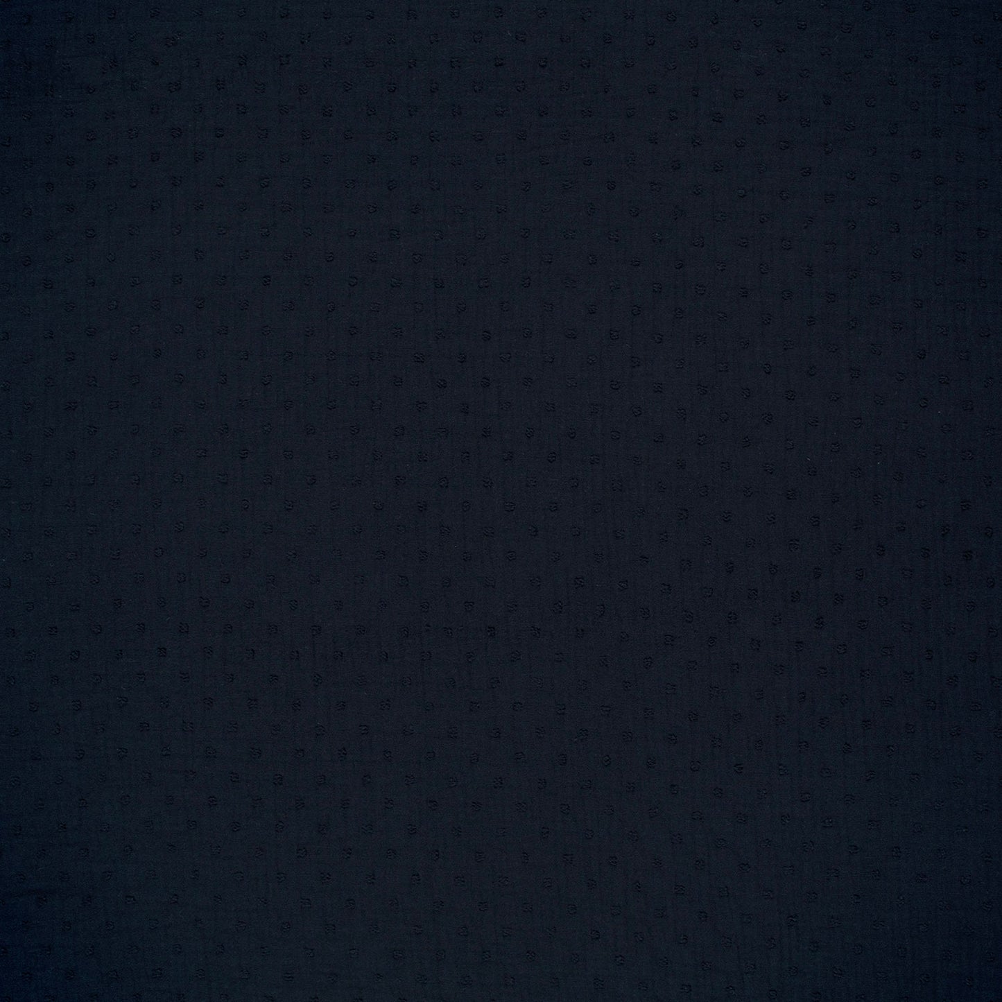 Double Gauze Dobby Dots Navy