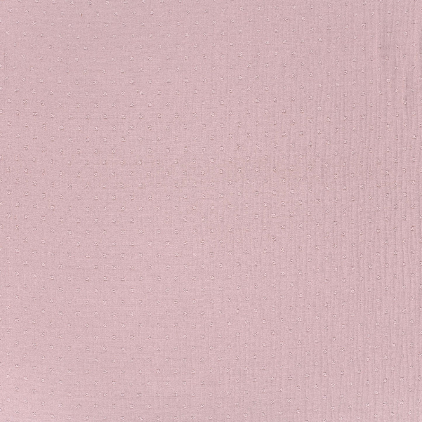 Double Gauze Dobby Dots Pink