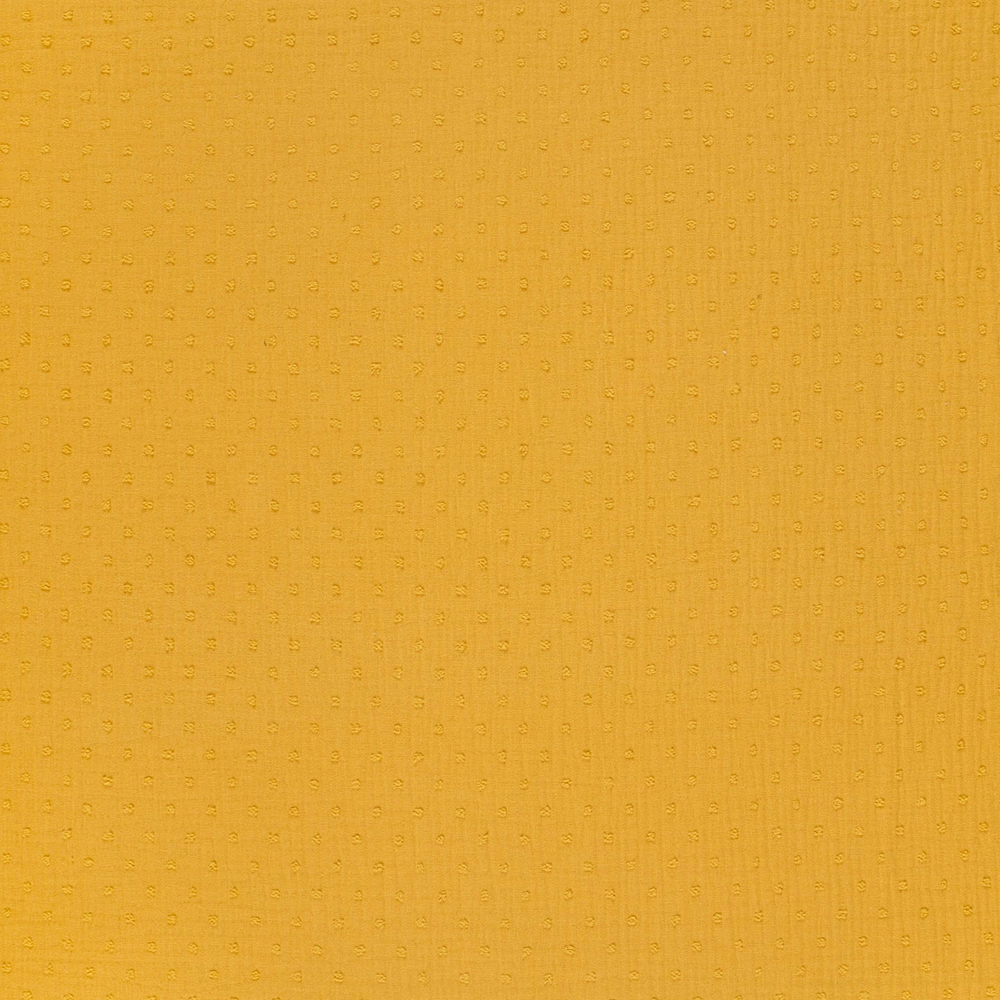 Double Gauze Dobby Dots Ochre