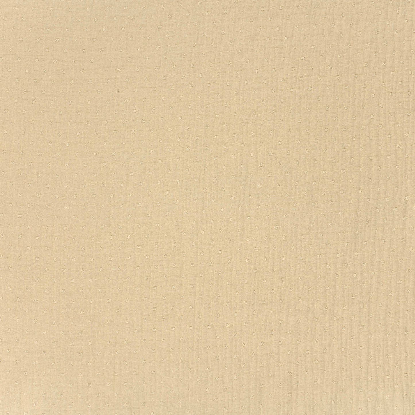 Double Gauze Dobby Dots Beige