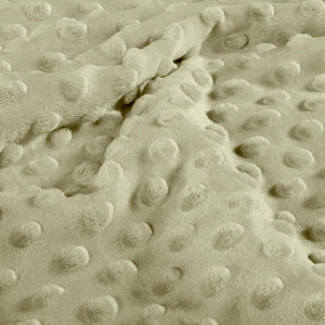 Minky-Stoff, olivgrün