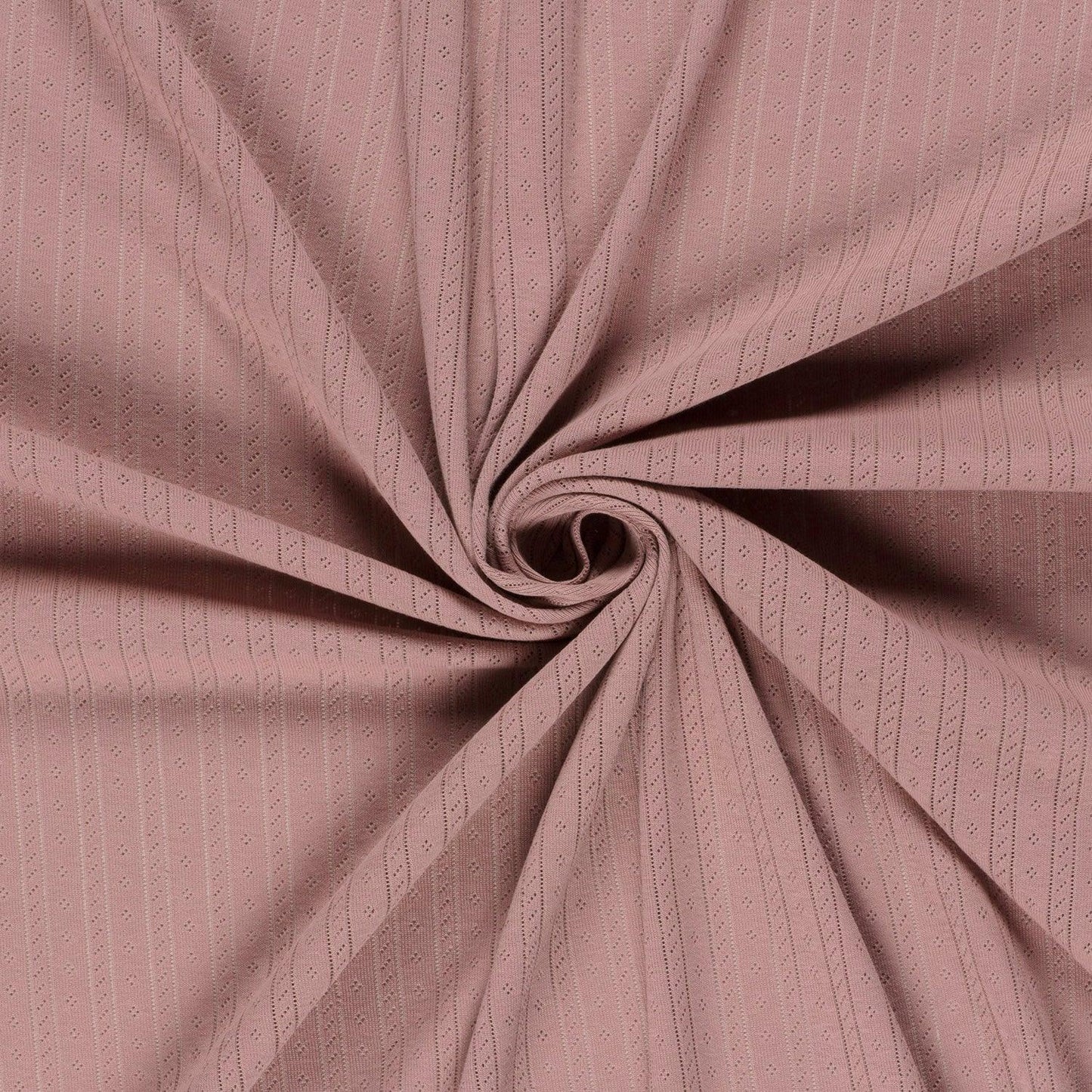 Cotton Jersey Pointelle Light Mauve