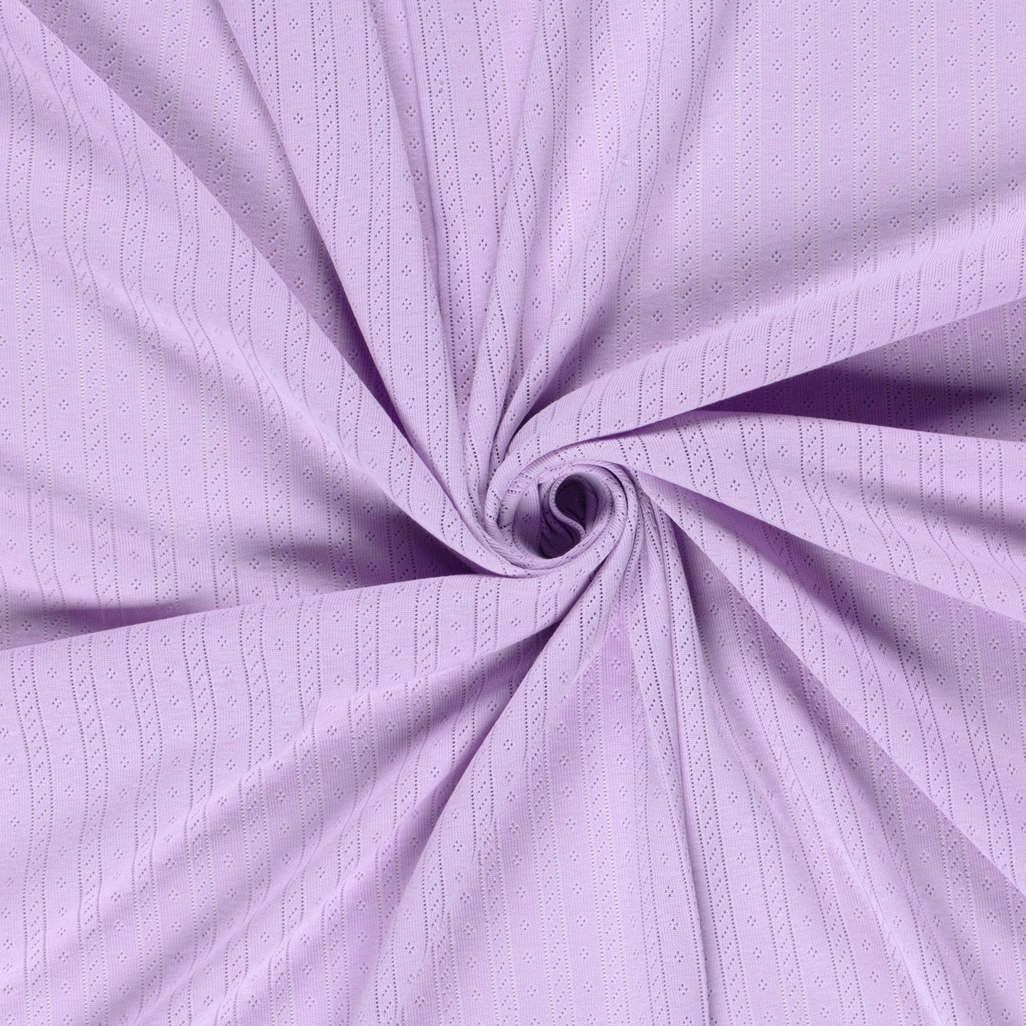 Cotton Jersey Pointelle Lila