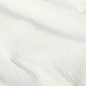 Doppellagiger Stoff, cremeweiß