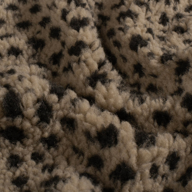 Sherpa-Fleece-Jacquard-Panther-Taupe-Grau