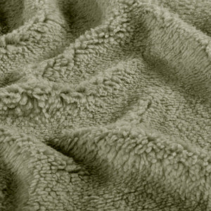 Sherpa-Fleece Olivgrün