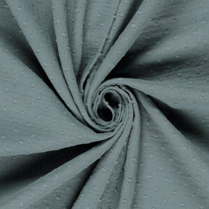 Doppelgaze Dobby Dots Indigo