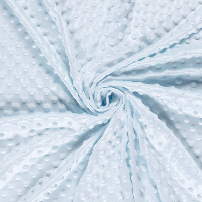 Babyblauer Minky-Stoff