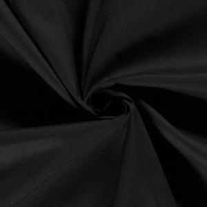 Schwarzer Baumwollpopeline