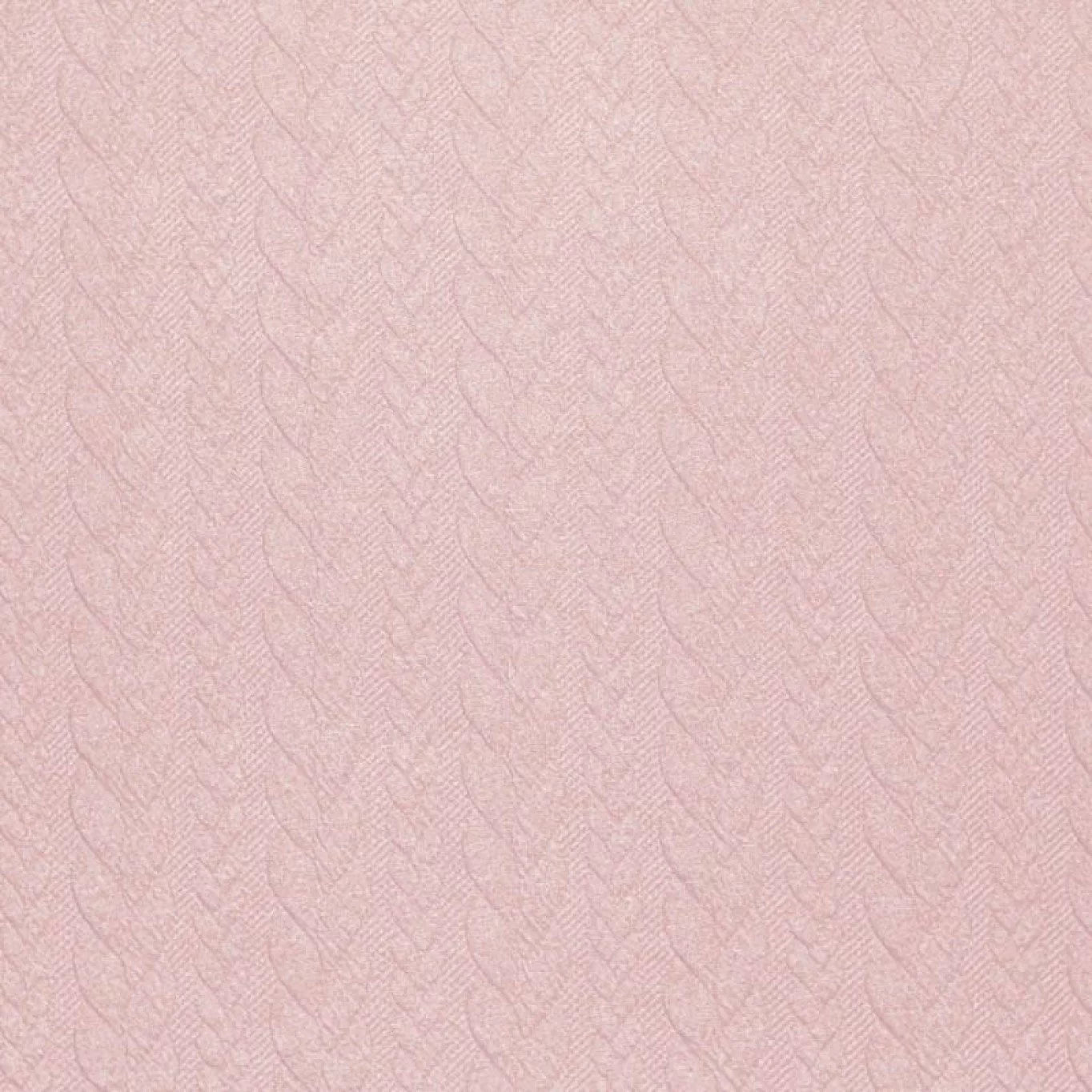 Zopfmuster-Jacquard, Nude-Rosa