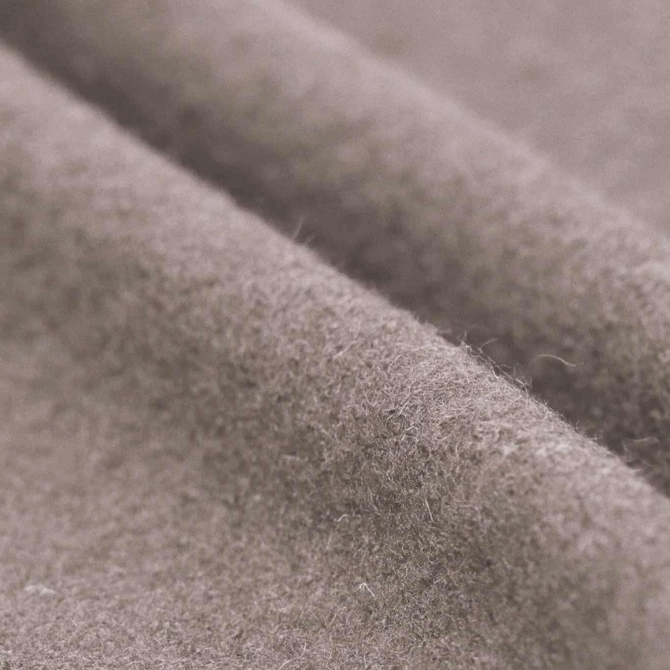 Gekochte Wolle Taupe
