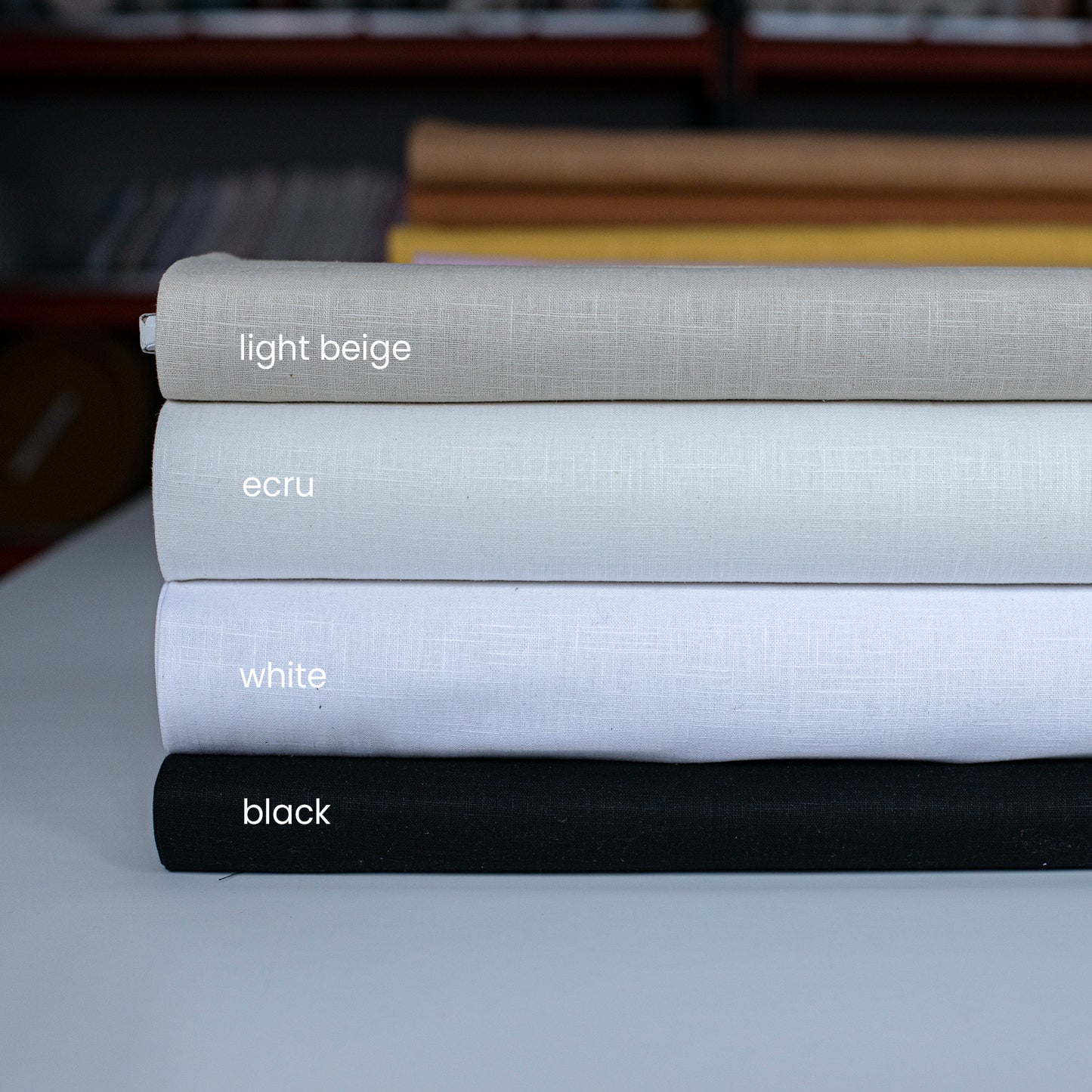 Gewaschenes Leinen Ecru