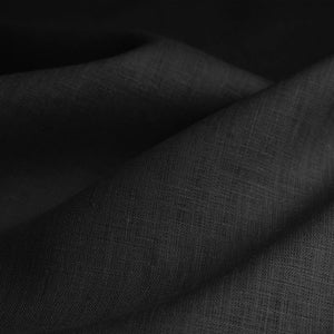 Gewaschenes Leinen Schwarz