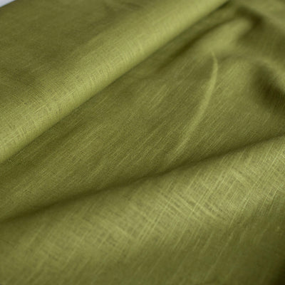 Washed Linen Moss Green