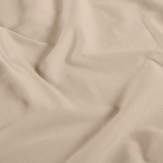 Bambus-Jersey Beige