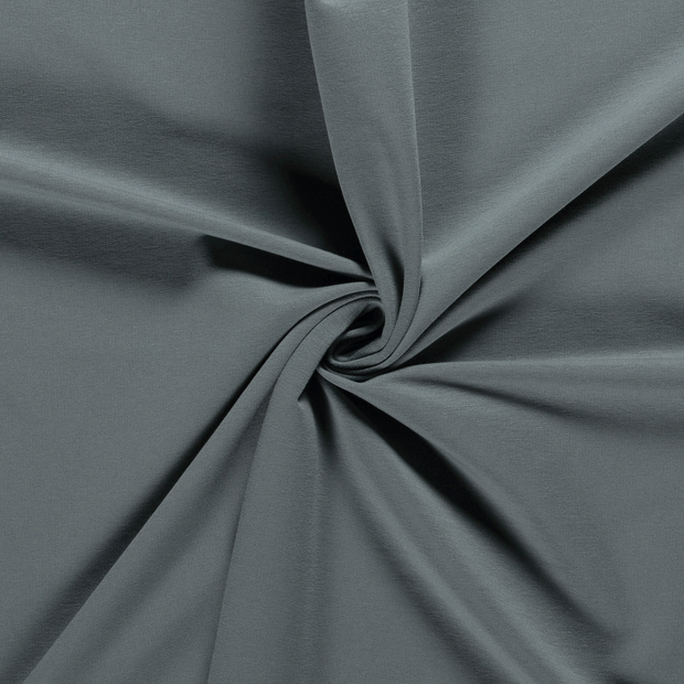 French Terry Stahlblau