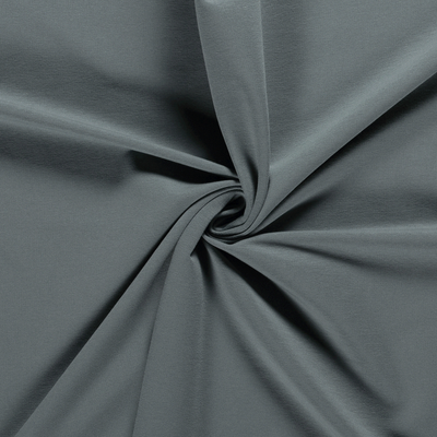 French Terry Stahlblau