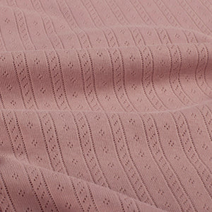 Baumwolljersey Pointelle Hellviolett